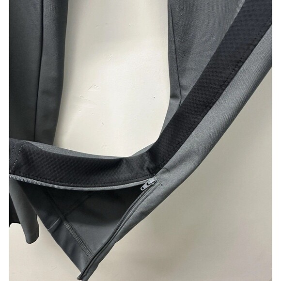 Under Armour Track Pants Mens XXL Gray Fitted Drawstring Pocket Zip Ankle Gym - Picture 4 of 11